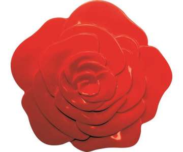 Topfuntersetzer Rose rot 15.5 cm