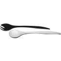 Duo Mini Salatbesteck schwarz/weiss 22 cm