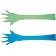 Helping Hands blau/grn 32cm