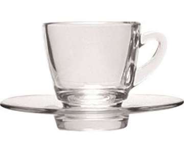 Kenia Glas Kaffee Untertasse 15cm