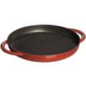 Pure Grillpfanne rund, Kirschrot 26cm