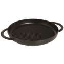 Pure Grillpfanne rund, schwarz 26cm