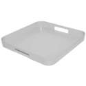 Gallery Tablett quadratisch weiss 33x33 cm