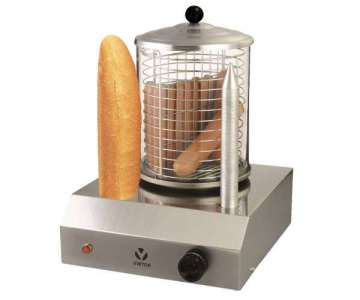 Hot Dog Maschine mit 2 Brothaltern