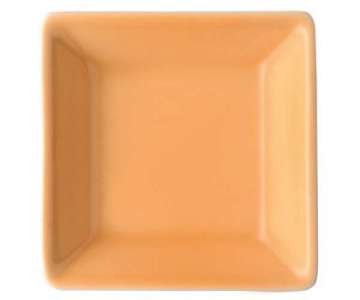 TRIC/orange Platte klein, quadr. 7x7cm