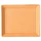 TRIC/orange Platte quadr. 12x15cm