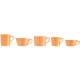 TRIC/orange Tee-Obertasse 0,22lt