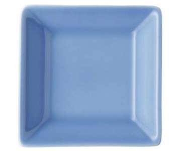 TRIC/blau  Platte klein, quadr. 7x7cm