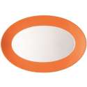 TRIC/Fresh orange Platte oval (Fahne) 38cm