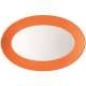 TRIC/Fresh orange Platte oval (Fahne) 38cm