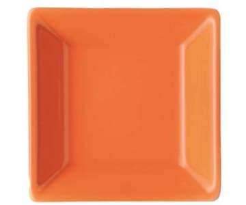 TRIC/Fresh orange Platte klein, quadr. 7x7cm