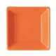 TRIC/Fresh orange Platte klein, quadr. 7x7cm