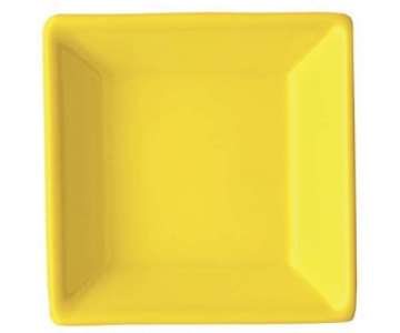 TRIC/Sun gelb Platte klein, quadr. 7x7cm