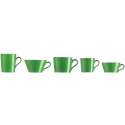 TRIC/Tropic dklgrn Espresso-Untertasse/Ut Eierb. 10cm