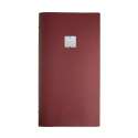 Menkarte Maxi bordeaux-rot Metallschild menu