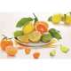 Citrus Fruit Tablett m. Griffen 40x27 cm