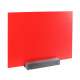 PVC Tafel ROT mit Holzsteller 21x30cm