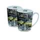 New York 2er Set Porzellanbecher 300 ml