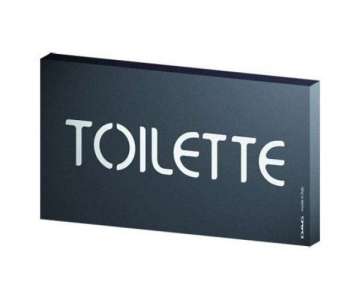 Schild Toilette 8x15cm