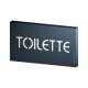 Schild Toilette 8x15cm