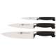 Four Star II Messerset, 3-tlg. (Spick-, Fleisch-, Kochmesser