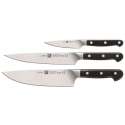 Zwilling Pro Messerset, 3-tlg. (Spick-, Fleisch-, Kochmesser