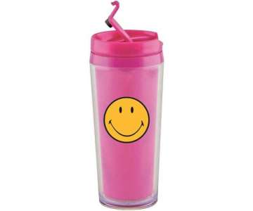 Mini Thermobecher Smiley fuchsia 20 cl