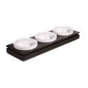 Bowl Board L Set 2, 79.5 x 26.5 cm, H 8.5 cm