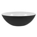 Duo Salatschale flach schwarz/weiss 32 cm