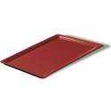 Platte rechteckig, 26.5x13.2x2 cm, rot