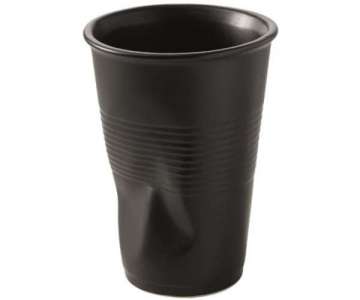 Wasserknitterbecher 25 cl, schwarz