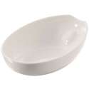 Schale oval, 15x11x5 cm, weiss