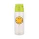 Smiley Flasche transparent m. Deckel grn, 75 cl