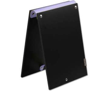 PVC Tafel EASY 15x21cm schwarz/violett