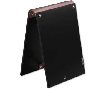 PVC Tafel EASY 15x21cm schwarz/bordeaux