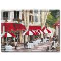 Bistrot Chopin Tablett m. Griffen 45x31 cm