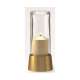 Tischlampe Coco klar messing h: 17.5 cm