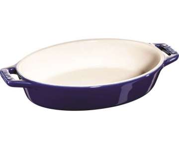 Keramik Auflaufform oval, dunkelblau 2.3l / 29 cm