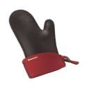 Kchenhandschuh schwarz gross rot 28cm