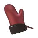 Kchenhandschuh rot gross schwarz 28cm