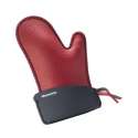 Kchenhandschuh rot gross grau 28cm