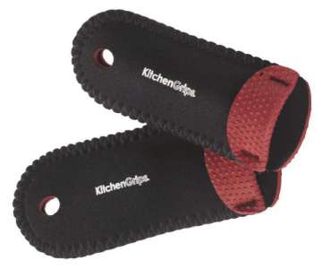 Fingerschutz Deluxe rot 2 Stk. schwarz 16cm