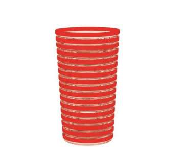 Swirl Becher 36cl, rot