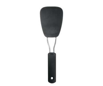 Nylon Pfannenwender flexibel, schwarz 28 cm