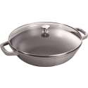 Wok mit Glasdeckel graphite grau 4.4 lt., 30 cm