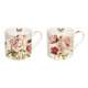 Fleurs Porzellanbecher 350 ml 2er Set in GB