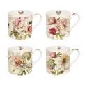 Fleurs Tassen Set 4 tlg. In GB, 350 ml