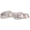 Cloche rund 26cm transparent mit Loch, fr Teller 235-259mm