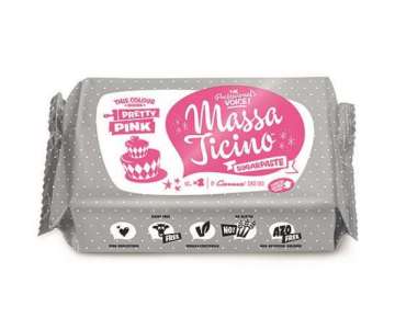 Massa Ticino Zucker Modelliermasse, pink, 250 gr