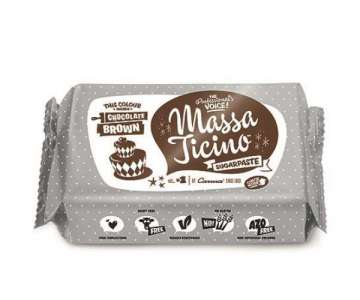 Massa Ticino Zucker Modelliermasse, braun, 250 gr